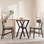 Patas de mesa de comedor estructura Y acero 50x40x73 cm by , Table legs - Ref: Foro24-357928, Price: 57,33 €, Discount: %