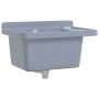 Fregadero lavabo de pared resina gris 50x35x24 cm von , Sinkt - Ref: Foro24-4002797, Preis: 57,12 €, Rabatt: %
