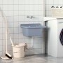Fregadero lavabo de pared resina gris 50x35x24 cm von , Sinkt - Ref: Foro24-4002797, Preis: 57,12 €, Rabatt: %