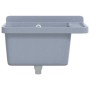 Fregadero lavabo de pared resina gris 50x35x24 cm von , Sinkt - Ref: Foro24-4002797, Preis: 57,12 €, Rabatt: %