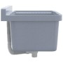 Fregadero lavabo de pared resina gris 50x35x24 cm von , Sinkt - Ref: Foro24-4002797, Preis: 57,12 €, Rabatt: %