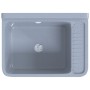 Fregadero lavabo de pared resina gris 50x35x24 cm von , Sinkt - Ref: Foro24-4002797, Preis: 57,12 €, Rabatt: %
