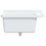 Fregadero utilitario de pared resina blanco 60x40x28 cm