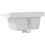 Fregadero utilitario de pared resina blanco 60x40x28 cm