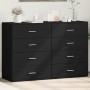 Aparadores 2 uds madera de ingeniería negro 60x39x80 cm von , Sideboards - Ref: Foro24-3276624, Preis: 209,69 €, Rabatt: %