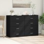 Aparadores 2 uds madera de ingeniería negro 60x39x80 cm de , Aparadores - Ref: Foro24-3276624, Precio: 217,27 €
