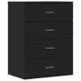 Aparadores 2 uds madera de ingeniería negro 60x39x80 cm von , Sideboards - Ref: Foro24-3276624, Preis: 209,69 €, Rabatt: %