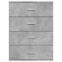 Aparadores 2 uds madera de ingeniería gris hormigón 60x39x80 cm von , Sideboards - Ref: Foro24-3276626, Preis: 193,87 €, Raba...