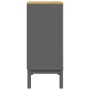 Cómoda cajonera FLORO madera maciza de pino gris de , Cajoneras - Ref: Foro24-374010, Precio: 169,38 €, Descuento: %