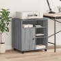 Soporte para impresora con ruedas gris Sonoma 60x50x67 cm von , Drucker unterstützt - Ref: Foro24-840630, Preis: 100,74 €, Ra...