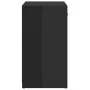 Banco zapatero madera de ingeniería negro brillo 94,5x31x57 cm de vidaXL, Zapateros y organizadores de calzado - Ref: Foro24-...