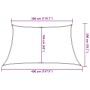 Toldo de vela trapecio HDPE naranja160 g/m² 3/4x2 m de , Sombrillas - Ref: Foro24-311708, Precio: 29,87 €, Descuento: %