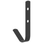Ganchos de pared en fomra de J 12 unidades acero negro von , Zubehör für Pferdezügel - Ref: Foro24-172460, Preis: 19,99 €, Ra...