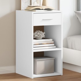Mesita de noche madera de ingeniería blanco 35x34x65 cm de , Mesitas de noche - Ref: Foro24-840576, Precio: 47,46 €, Descuent...
