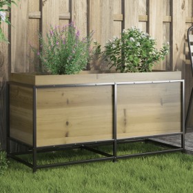 Jardinera de madera de pino impregnada 100x40x50 cm de , Maceteros y jardineras - Ref: Foro24-847037, Precio: 104,63 €, Descu...