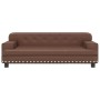 Sofá para niños de cuero sintético marrón 90x53x30 cm by , Baby and Toddler Furniture - Ref: Foro24-3196289, Price: 113,62 €,...