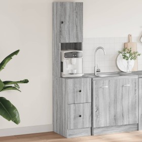 Mueble de cocina madera de ingeniería gris Sonoma 35x50x180 cm by , Kitchen cabinets - Ref: Foro24-840763, Price: 95,47 €, Di...
