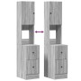 Mueble de cocina madera de ingeniería gris Sonoma 35x50x180 cm by , Kitchen cabinets - Ref: Foro24-840763, Price: 95,47 €, Di...