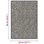Felpudo de nudo marrón claro 40x60 cm de vidaXL, Felpudos - Ref: Foro24-326943, Precio: 12,43 €, Descuento: %