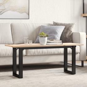 Mesa de centro marco O madera maciza pino y acero 110x40x45 cm von , Küchen- und Esstische - Ref: Foro24-3282667, Preis: 75,9...