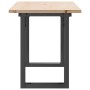Mesa de centro marco O madera maciza pino y acero 110x40x45 cm von , Küchen- und Esstische - Ref: Foro24-3282667, Preis: 75,9...