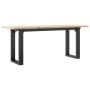 Mesa de centro marco O madera maciza pino y acero 110x40x45 cm von , Küchen- und Esstische - Ref: Foro24-3282667, Preis: 75,9...