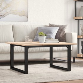 Mesa de centro marco O madera maciza pino y acero 90x90x45 cm von , Küchen- und Esstische - Ref: Foro24-3282665, Preis: 89,87...