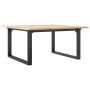 Mesa de centro marco O madera maciza pino y acero 90x90x45 cm von , Küchen- und Esstische - Ref: Foro24-3282665, Preis: 89,87...