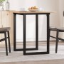 Mesa de comedor marco O madera maciza pino y acero 70x70x75 cm von , Küchen- und Esstische - Ref: Foro24-3282671, Preis: 85,5...