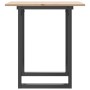 Mesa de comedor marco O madera maciza pino y acero 70x70x75 cm von , Küchen- und Esstische - Ref: Foro24-3282671, Preis: 85,5...