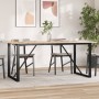Mesa de comedor marco O madera maciza pino y acero 180x90x75cm von , Küchen- und Esstische - Ref: Foro24-3282678, Preis: 160,...