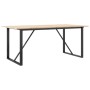 Mesa de comedor marco O madera maciza pino y acero 180x90x75cm von , Küchen- und Esstische - Ref: Foro24-3282678, Preis: 160,...