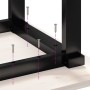 Mesa de comedor marco O madera maciza pino y acero 180x90x75cm von , Küchen- und Esstische - Ref: Foro24-3282678, Preis: 160,...