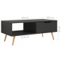 Mueble de TV madera de ingeniería gris 100x49,5x43 cm de vidaXL, Mesas de centro - Ref: Foro24-326788, Precio: 76,88 €