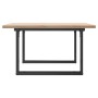 Mesa de centro marco O madera maciza pino y acero 80x80x45,5 cm von , Küchen- und Esstische - Ref: Foro24-3282729, Preis: 94,...