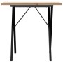 Mesa de comedor marco X madera maciza pino y acero 80x50x75,5cm von , Küchen- und Esstische - Ref: Foro24-3282760, Preis: 76,...