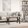 Mesa de centro marco Y madera maciza pino y acero 100x50x45,5cm von , Küchen- und Esstische - Ref: Foro24-3282776, Preis: 96,...