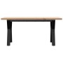 Mesa de centro marco Y madera maciza pino y acero 100x50x45,5cm von , Küchen- und Esstische - Ref: Foro24-3282776, Preis: 96,...