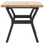 Mesa de centro marco Y madera maciza pino y acero 100x50x45,5cm von , Küchen- und Esstische - Ref: Foro24-3282776, Preis: 96,...