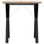 Mesa de comedor marco Y madera maciza pino y acero 70x70x75,5cm von , Küchen- und Esstische - Ref: Foro24-3282781, Preis: 89,...