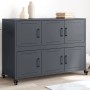 Aparador acero gris antracita 100,5x39x72 cm by , Sideboards - Ref: Foro24-846742, Price: 183,88 €, Discount: %