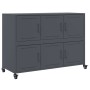 Aparador acero gris antracita 100,5x39x72 cm by , Sideboards - Ref: Foro24-846742, Price: 183,88 €, Discount: %