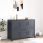 Aparador acero gris antracita 100,5x39x72 cm by , Sideboards - Ref: Foro24-846742, Price: 183,88 €, Discount: %