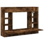 Escritorio de pared madera ingeniería roble ahumado 105x48x75cm von , Schreibtische - Ref: Foro24-847972, Preis: 76,44 €, Rab...