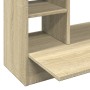 Escritorio de pared madera ingeniería roble Sonoma 105x48x75 cm de , Escritorios - Ref: Foro24-847970, Precio: 84,32 €