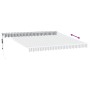 Toldo retráctil aluminio y tela gris antracita y blanco 4x3 m by , Awnings - Ref: Foro24-3216115, Price: 439,67 €, Discount: %