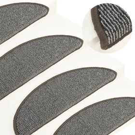 Stair tread mats 15 pcs gray 56x17x3 cm by vidaXL, Stair mats - Ref: Foro24-149846, Price: 50,60 €, Discount: %