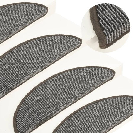 Stair tread mats 15 pcs gray 56x17x3 cm by vidaXL, Stair mats - Ref: Foro24-149846, Price: 50,60 €, Discount: %