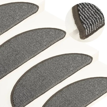 Stair tread mats 15 pcs gray 56x17x3 cm by vidaXL, Stair mats - Ref: Foro24-149846, Price: 48,00 €, Discount: %