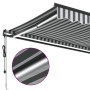 Toldo retráctil automático luz LED antracita blanco 350x250 cm von , Markisen - Ref: Foro24-3310229, Preis: 528,76 €, Rabatt: %